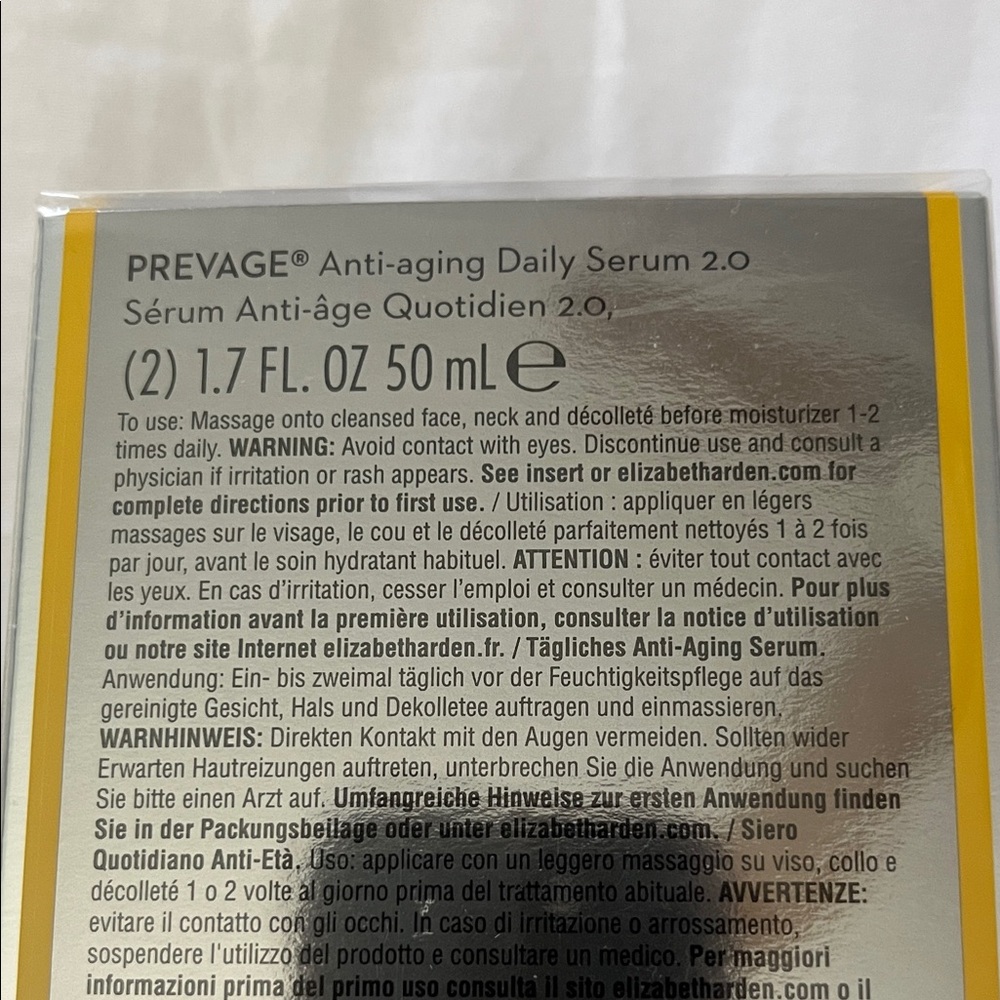 Elizabeth Arden Prevage 2.0 Anti-Aging Serum - two 50mL bottles - Picture 5 of 5